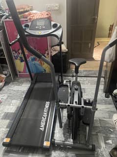 Treadmill and cycling