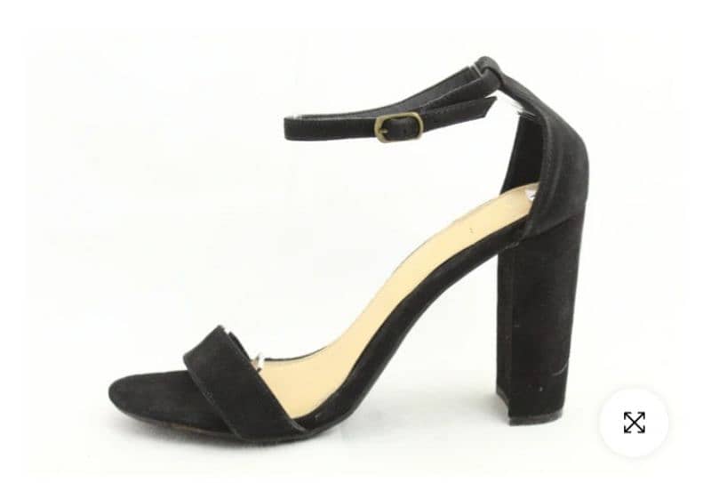 Black color high heel . 1