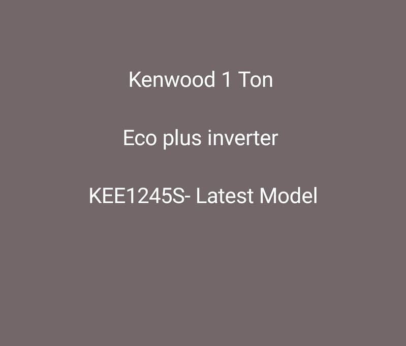 KENWOOD inverter latest model for Sale. 3