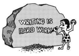 Hardwork writing