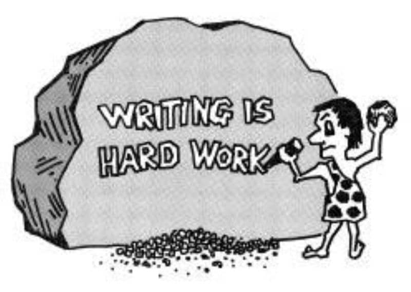 Hardwork writing 0