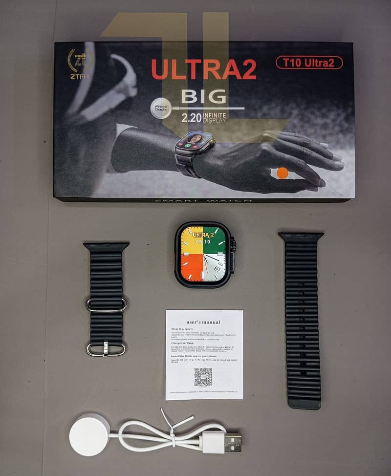 T10 Ultra 2 Smart Watch Delivery Available all over Karachi. 3