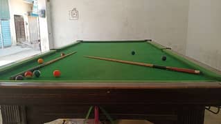 5 by 10 single marble snooker table 0