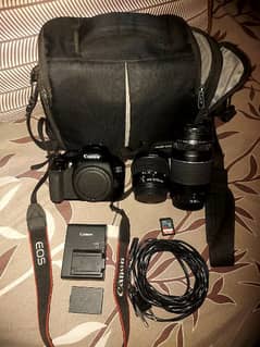 Canon 1300D with 2 Lens 18-55 / 75-300 0