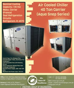 Air Cooled Liquid Chiller 40 Ton Carrier (Aqua Snap Series) 0