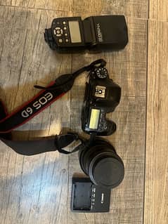 Canon 6D with 85mm 1.4 + Flashgun and Accessories