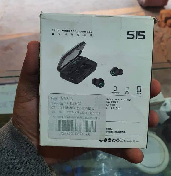 s15 earbuds long lasting battery and sond 2