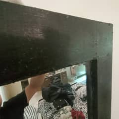 Large Mirror, painted Black