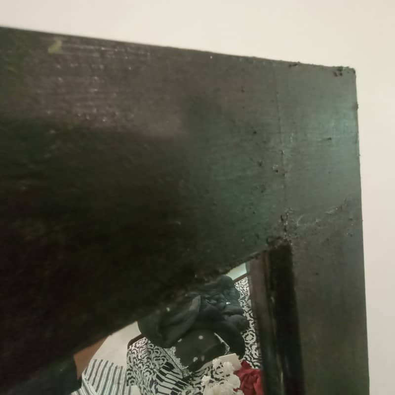 Large Mirror, painted Black 1