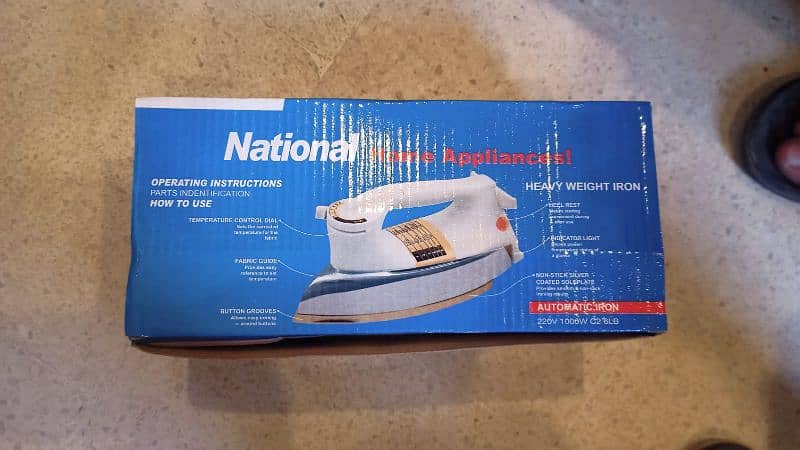 National Home Iron, New, Box Packed. 1