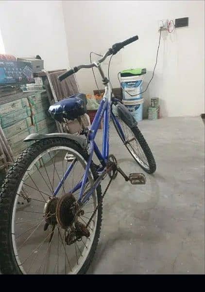 mountain bike with gears . . . axels le thora sa zang lga hua hai 1