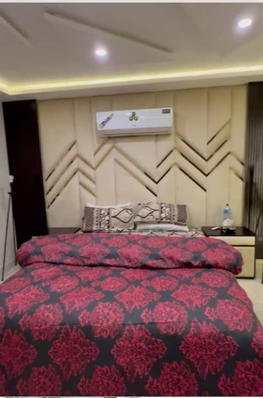 BRAND NEW FULLY FURNISHED 1 BED APARTMENT FOR RENT IN BAHRIA TOWN LAHORE 1