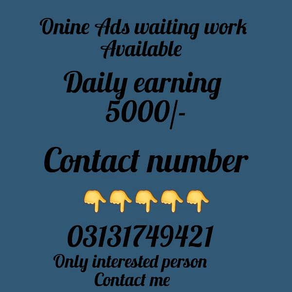 online earning job available monthly earning 50000 to 150000 0