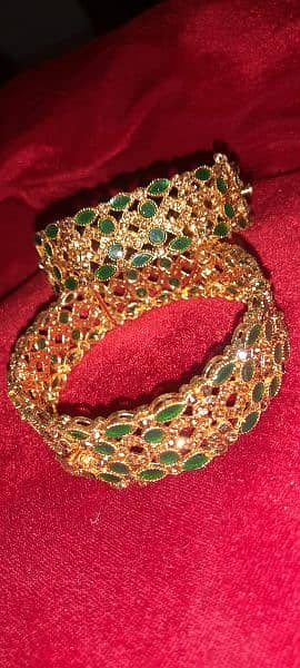 bangles set/ bridal jewellery golden/ bracelet/ 1