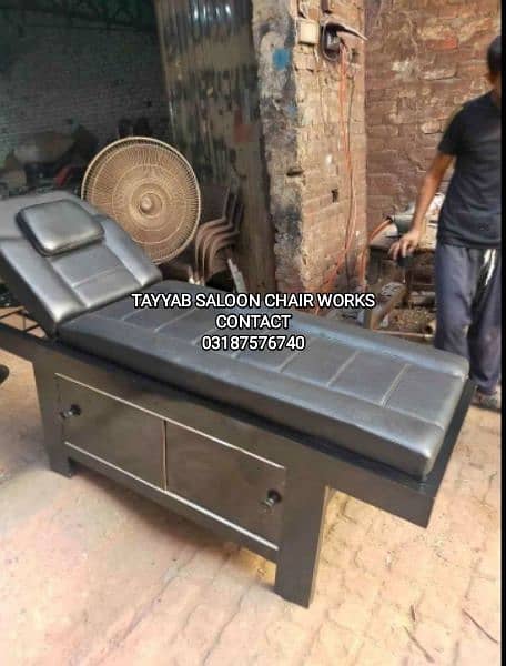 Saloon chairs | shampoo unit | massage bed | pedicure | saloon trolly 1