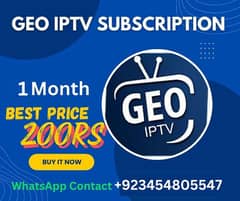 Geo Iptv just for 200Rs per month 0
