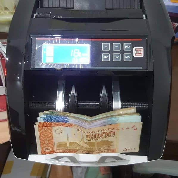 Note Cash Currency Counting Machine with Fake Note Detection Feature 4