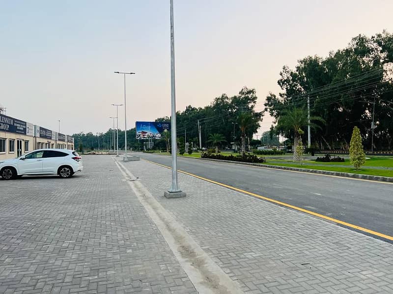 8 Marla Commercial Plot On Canal Bank Road In Union Livings, Nearby Bahria Town, Lahore. 8