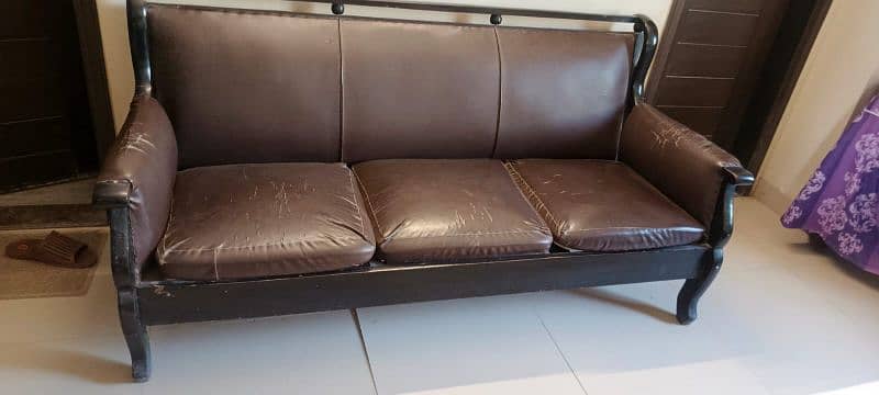 5 seater original shisham sofa set 1