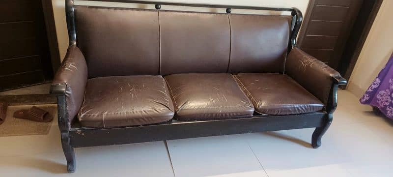 5 seater original shisham sofa set 9