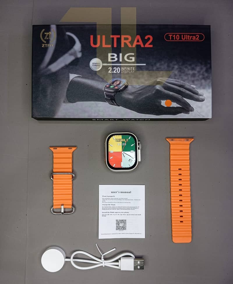 T10 Ultra 2 Smart Watch Delivery Available all over Karachi. 4
