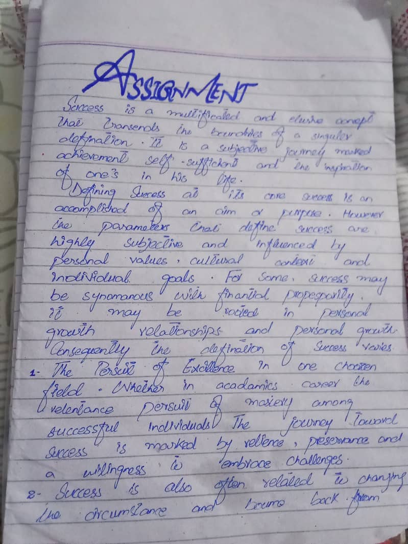 Best Handwritten Assignment Work 5