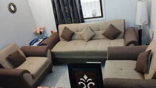 sofa set , dining table , singlebed&mattress,dressing table &3cupboard