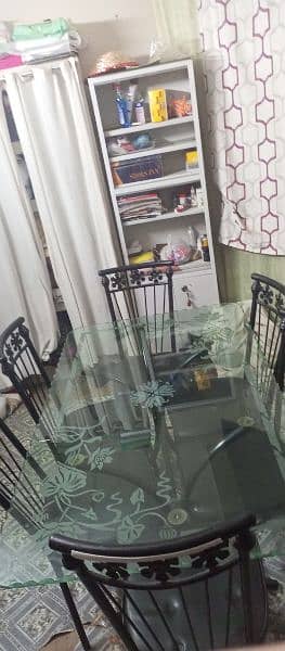 solid iron dining table 1