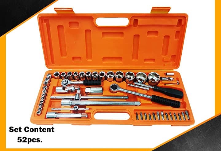 52 pc -high quality combination socket wrench set 1