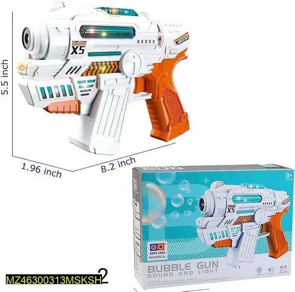 Bubble machine gun for kids 034515010190 3