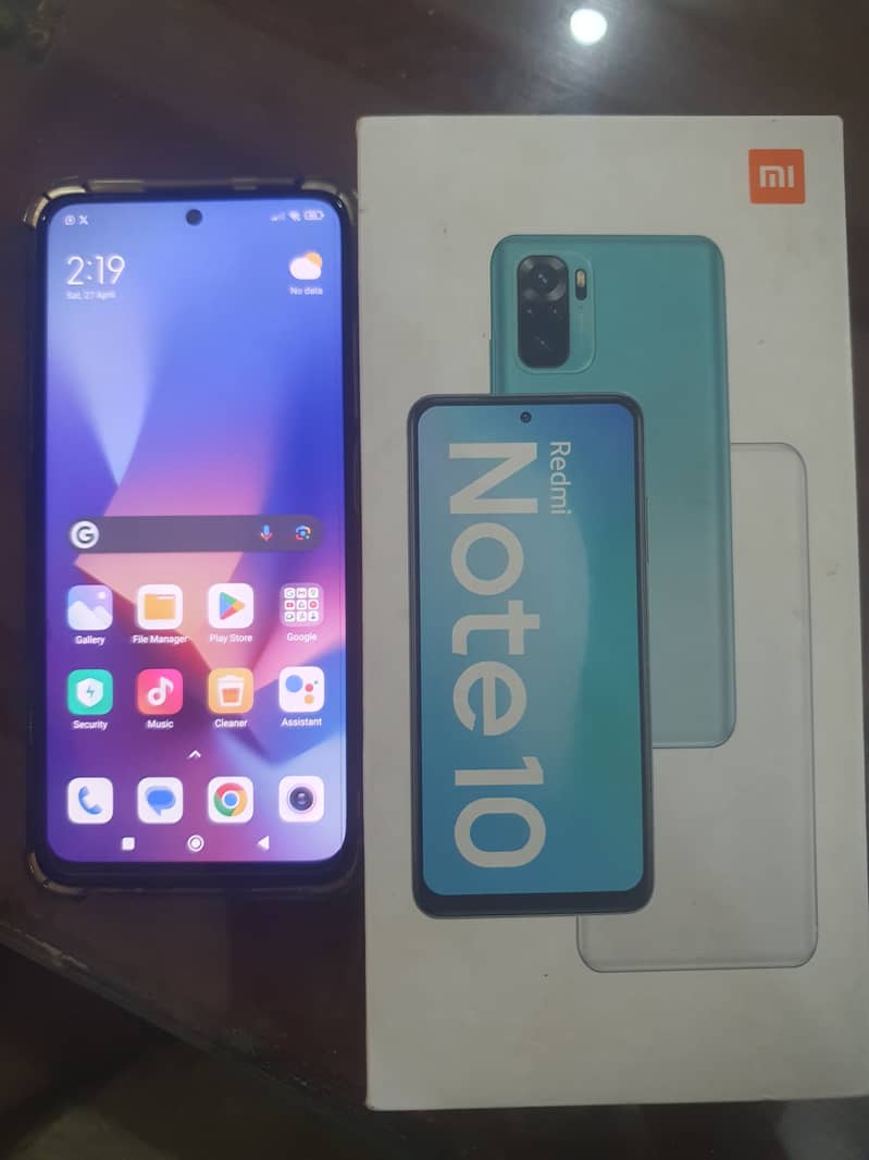 Redmi note 10 set and box pta approved 7