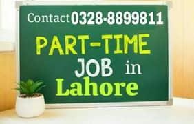 Matric and inter person required for the part time job in Lahore
