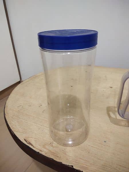 long plastic jar 1