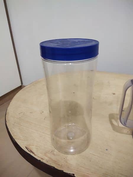 long plastic jar 2