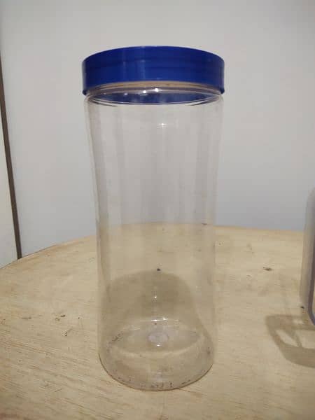 long plastic jar 4