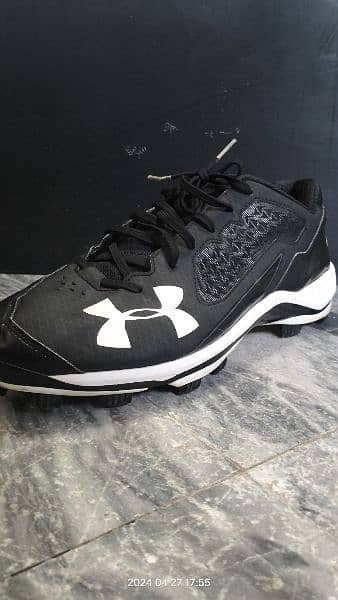 Under armour men's ua ignite low steel cleats SIZE-11 football shoes 12