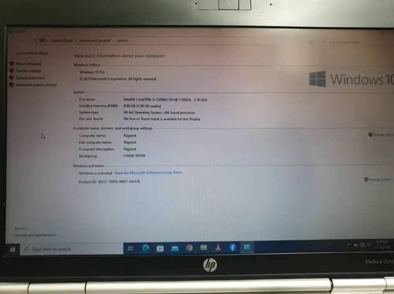 HP Elite Book Laptop Core i5 with 8gb Ram in Cheap Price 1