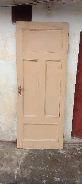 Wooden Door Height 6 Ft 7 inch Width 2 Ft 7 inch 1