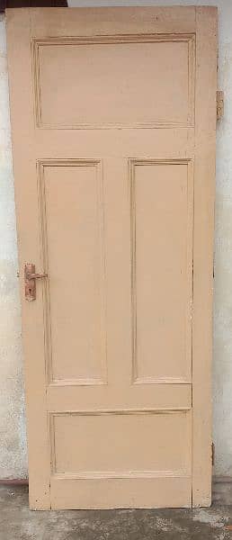 Wooden Door Height 6 Ft 7 inch Width 2 Ft 7 inch 2