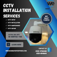 Free camera Installation/CCTV Maintenance/Camera Services