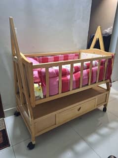 Baby Crib / Cot with Mattress | 9/10 Condition