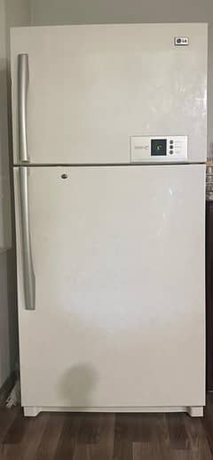 LG refrigerator  made in Korea  full size