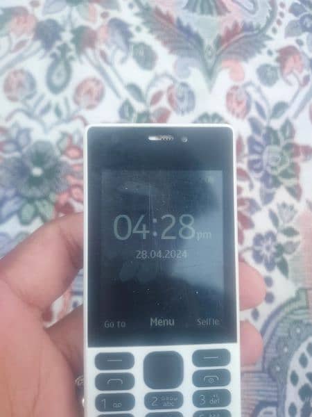 Nokia 216 white colour PTA 4
