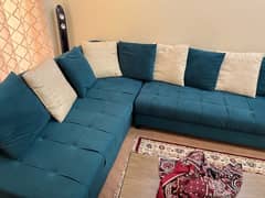 Custom made L shape 7 seater sofa