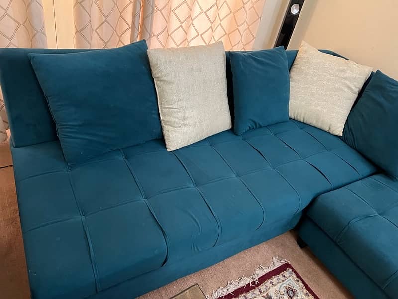 Custom made L shape 7 seater sofa 1