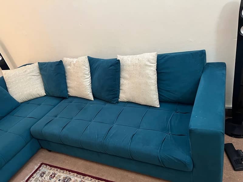 Custom made L shape 7 seater sofa 2