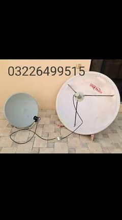 r42 dish antenna and TV service all world 03226499515