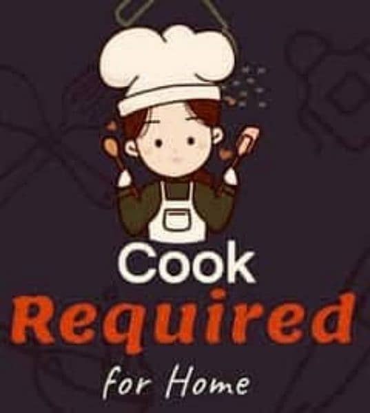 Female Chef / Cook Required 1