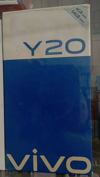 Vivo Y20 with Box and original Charger Loc→Satellite town & Jhang city 1