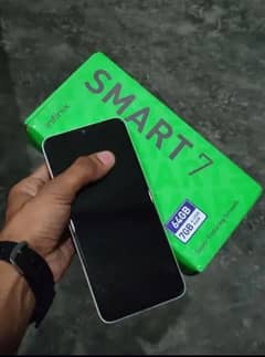box packed condition of infinix smart 7.7gb ram 4 months warranty